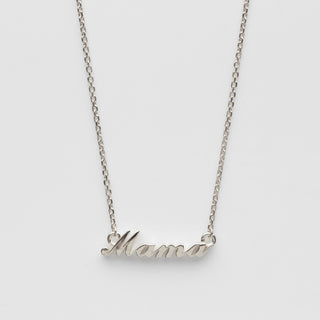 Mothers day mama necklace silver