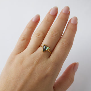 Farrah Fern Green Topaz Ring