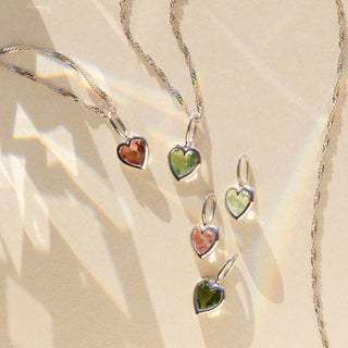 tourmaline heart necklace