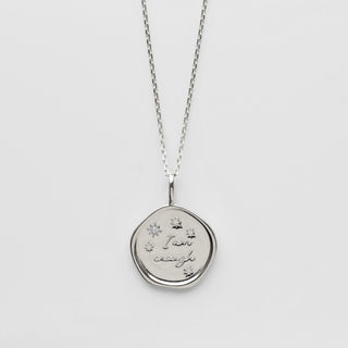 I am enough coin necklace 