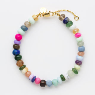 beaded agate bracelet