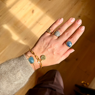 Carrie Elizabeth Sapphire Cord bracelet