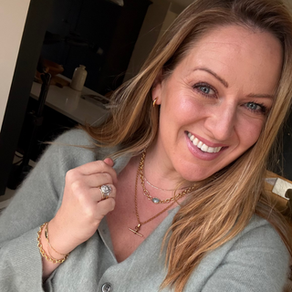 Luxe Aquamarine Albert Chain Necklace