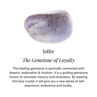 Iolite Beaded Necklace