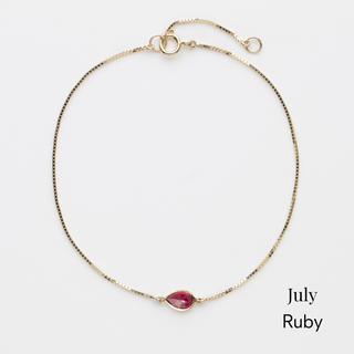 Birthstone Solitaire Bracelet