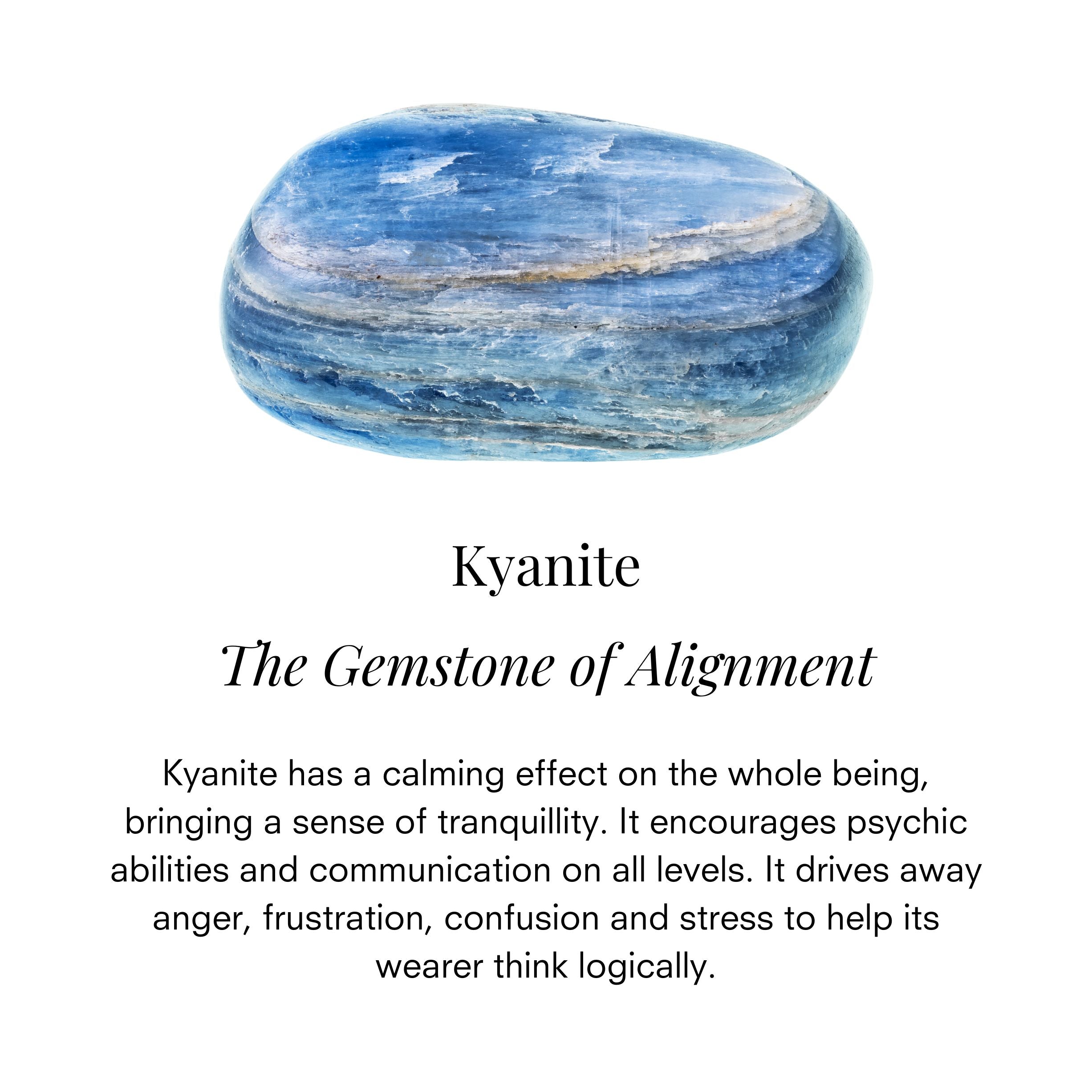 Crystal Meaning Teal Colored Gemstones Teal Kyanite Pendant