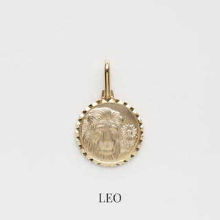 Zodiac Diamond Cut Pendant