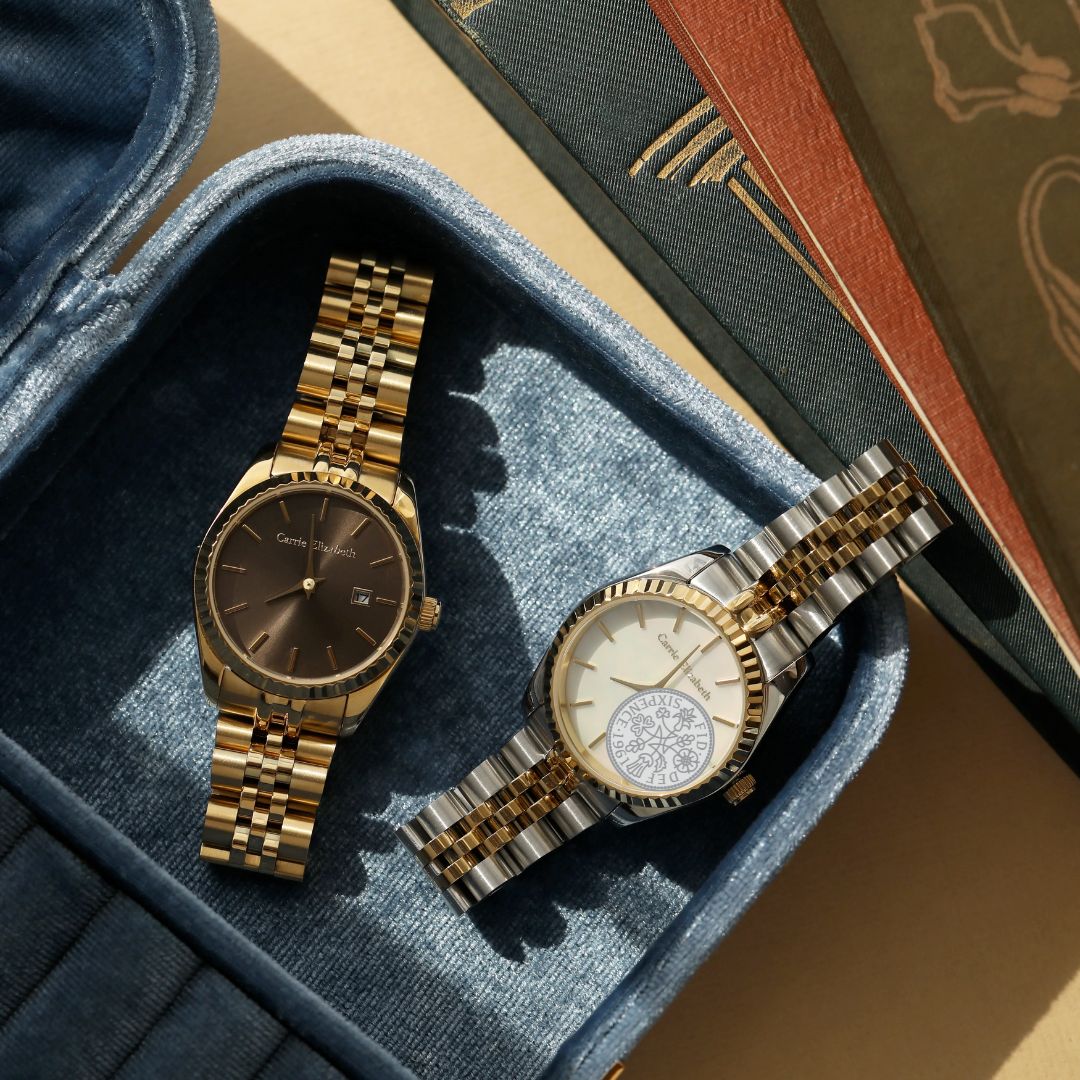 Luna Pearl Luxe Link Watch