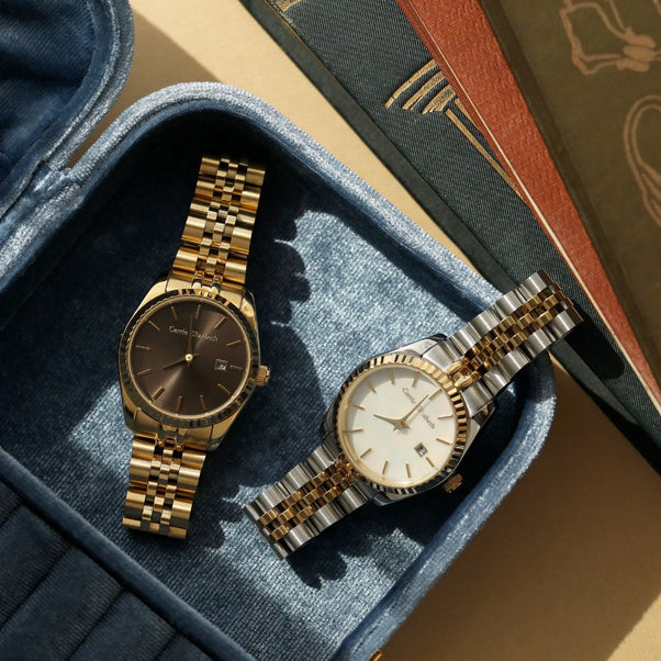 Luna Pearl Luxe Link Watch
