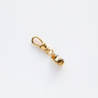 Moissanite Dog Clip Pendant