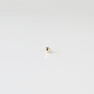 9k solid gold ball stud earring