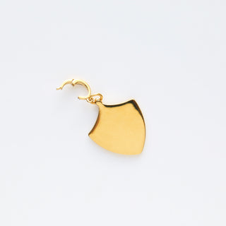 Gold shield pendant