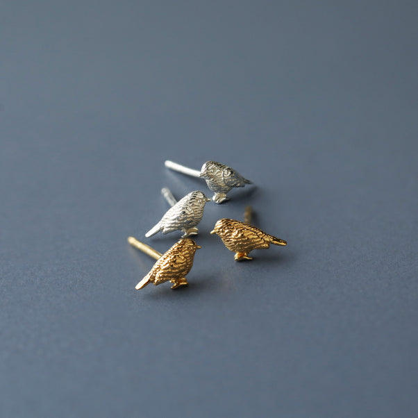 sterling silver stud earrings
