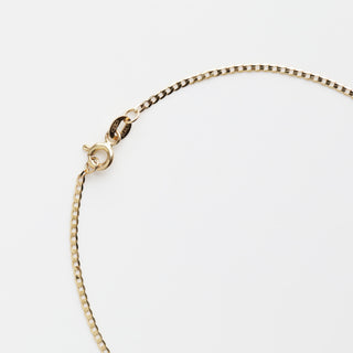 9k solid gold necklace