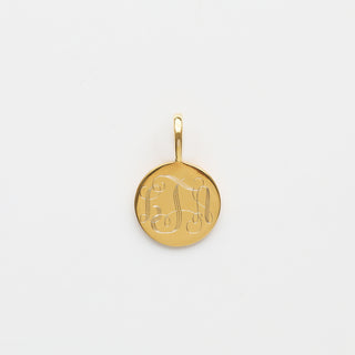 Engraveable coin pendant