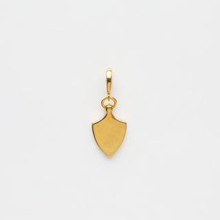 Small Gold shield pendant