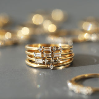 9k diamond ring