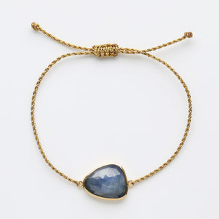 Louise Thompson Chapters Sapphire Cord Bracelet