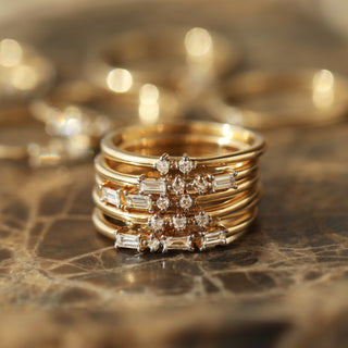 diamond ring for stacking