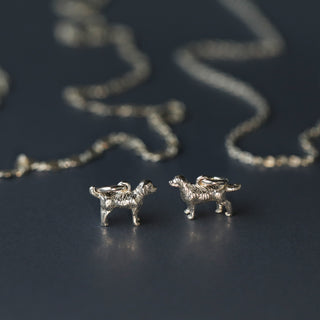 carrie elizabeth sterling silver dog charm