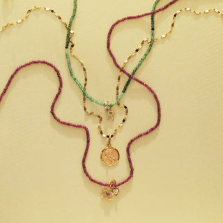 Carrie Elizabeth ruby necklace