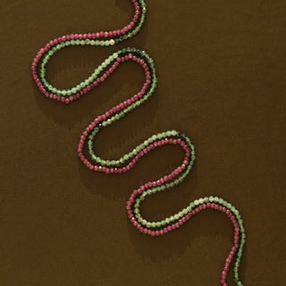 Beaded ruby necklace