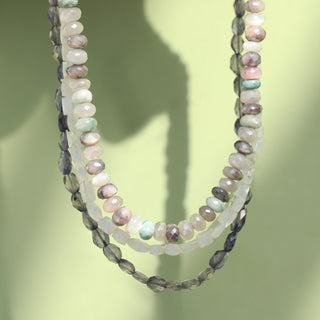 Iolite Beaded Necklace