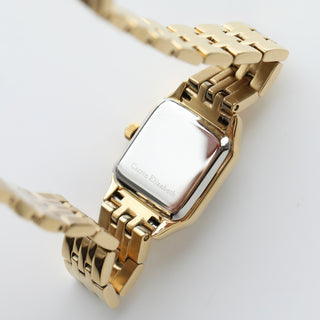 Carrie Elizabeth Square watch white dial