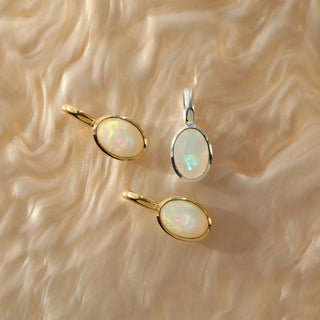 ethiopian opal charm