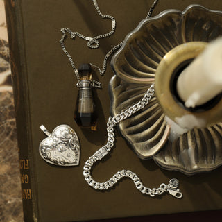 Carrie Elizabeth Silver heart pendant