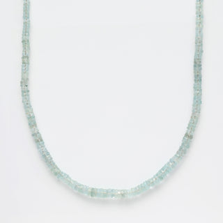 Aquamarine beaded necklace 