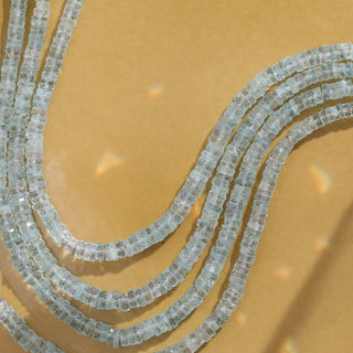 Limited Edition Aquamarine Beaded Necklace