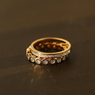 Freya Bezel Set Diamond Eternity Band