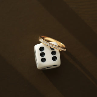 Diamond wedding band