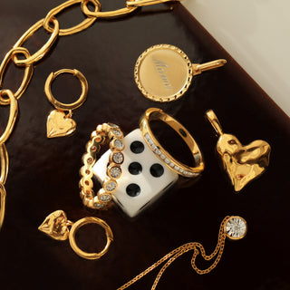 Carrie Elizabeth gold mama coin pendant