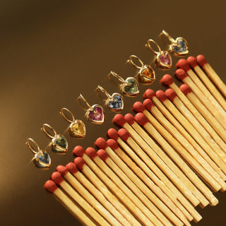 carrie elizabeth 9k heart charm gemset