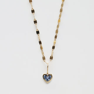Limited Edition Blue Sapphire Heart Necklace