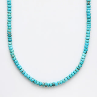 limited edition turquoise beaded necklace