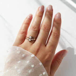 Diamond Wedding Band -UK Size O