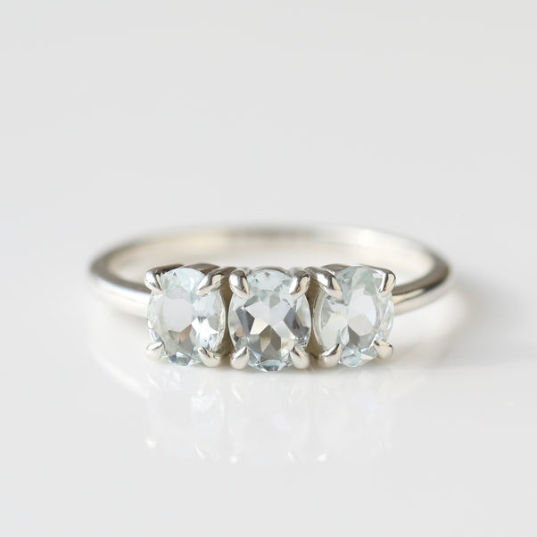Aquamarine Ebb & Flow Ring