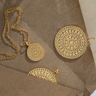 Icon Large Aztec Coin Pendant