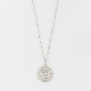 Aztec coin necklace