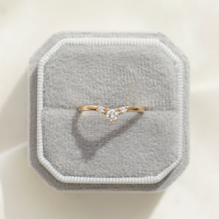 Diamond Wedding Band -UK Size O