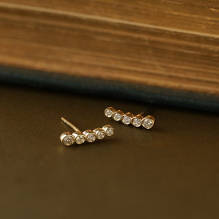 Carrie Elizabeth 9k Diamond earring