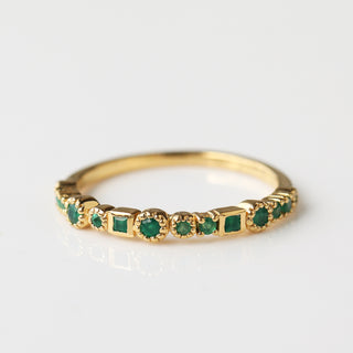 Emerald Constellation Ring