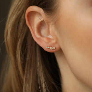 Carrie Elizabeth Diamond Climber Earring