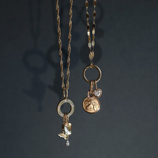 Treasured Diamond Heart Charm