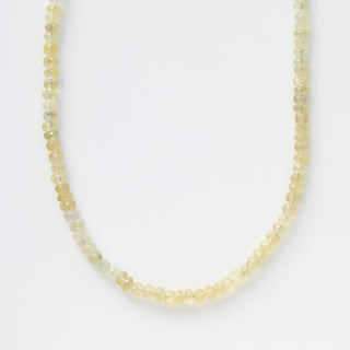 Limited Edition Yellow Aquamarine Beaded Necklace