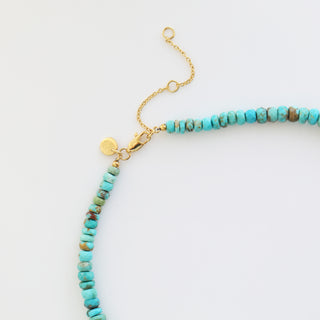 gold turquoise necklace