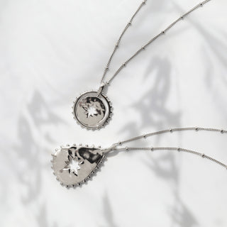 Carrie Elizabeth Anna Mathur Teardrop Pendant Sterling Silver